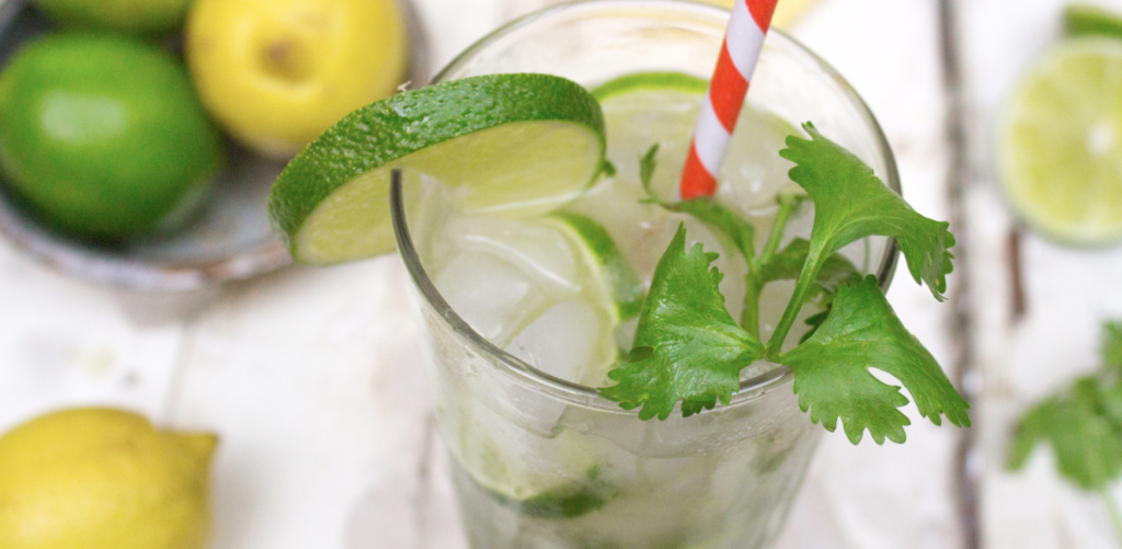 Cilantro Vodka Lemonade