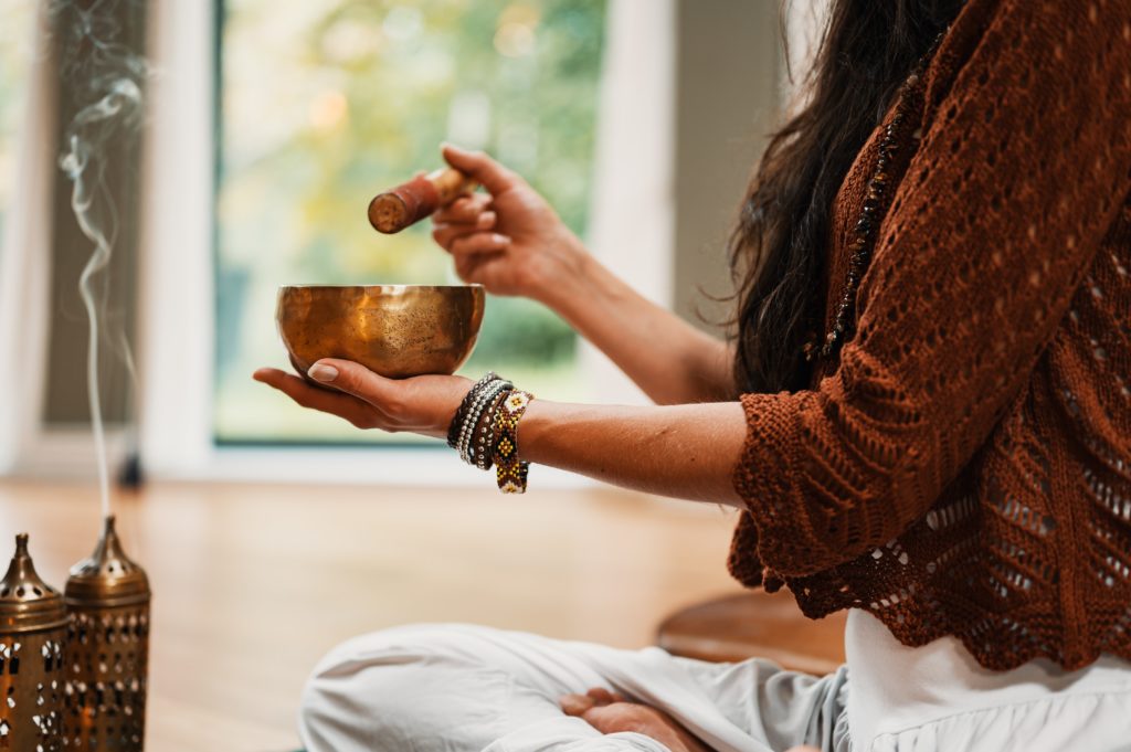 Set up an altar as part of your meditation mindfulness practice. 