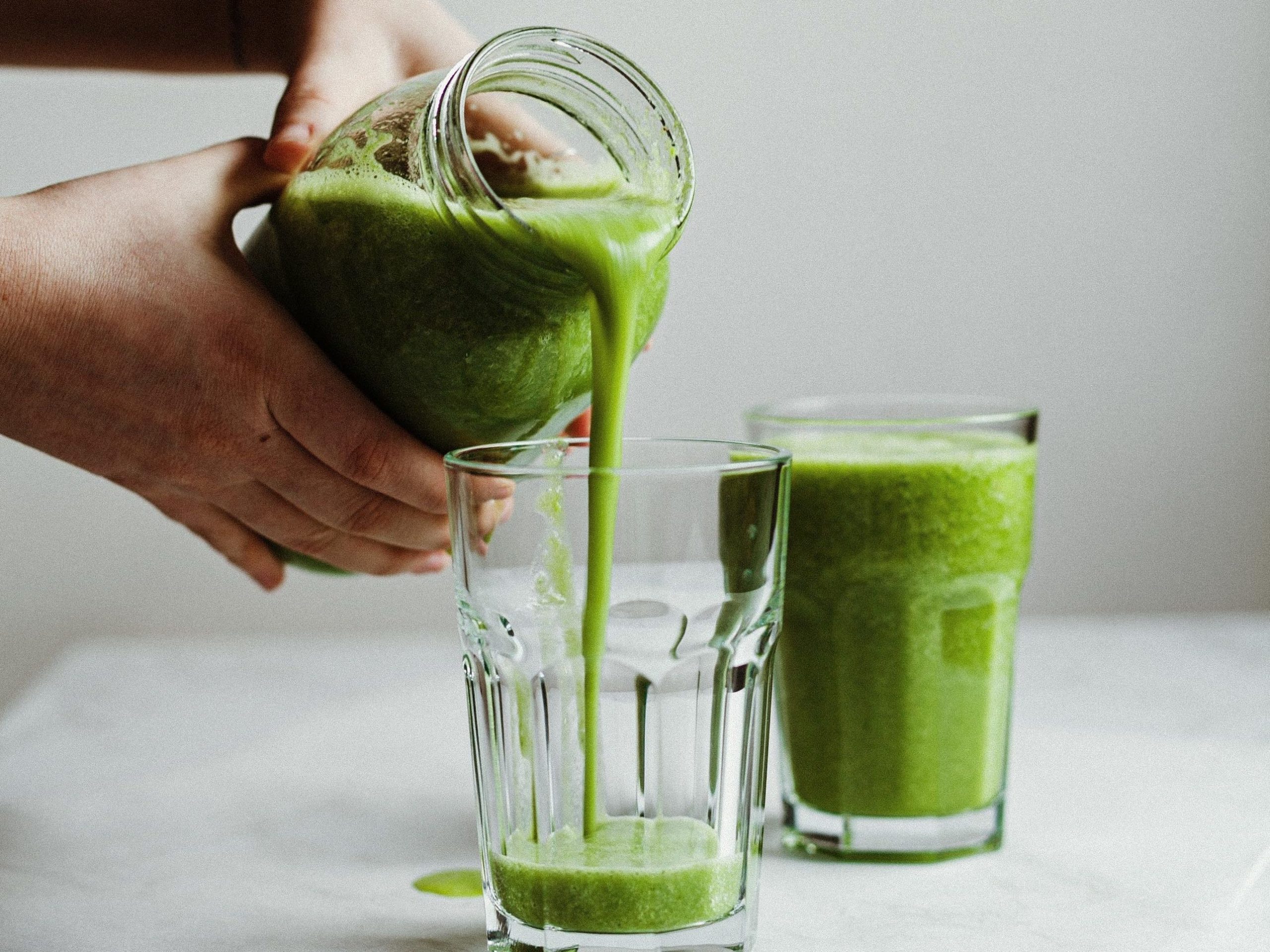 Get your health back on track by consuming more greens.
